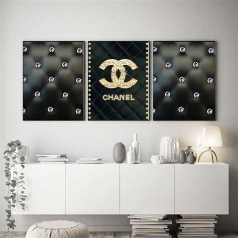 chanel decoration|Chanel pictures for wall.